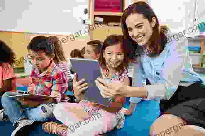 A Compassionate Teacher Smiles As She Interacts With A Group Of Underprivileged Children, Representing The Transformative Power Of Education White Chalk: A Story Of Compassion And A Mission To Educate