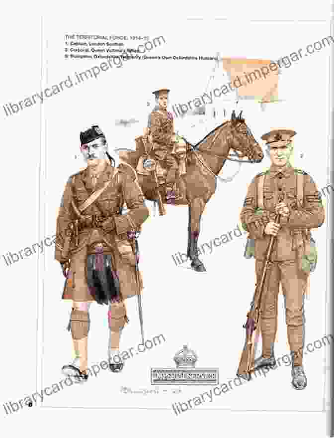 A Group Of Glasgow Territorials Posing In Their Uniforms, Circa 1914 Come On Highlanders Glasgow S Territorials In The Great War