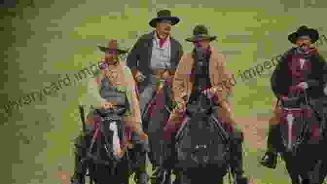 A Group Of Outlaws On Horseback, Their Faces Obscured By Bandanas Shoot Low Boys They Re Ridin Shetland Ponies