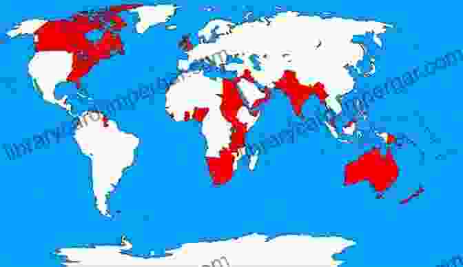 A Map Of The British Empire At Its Peak The Making Of The British Army