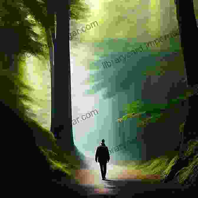 A Person Walking Through A Forest, Their Path Illuminated By The Moonlight, Representing The Interplay Between Truth, Falsehood, And Fiction Threads And Traces: True False Fictive