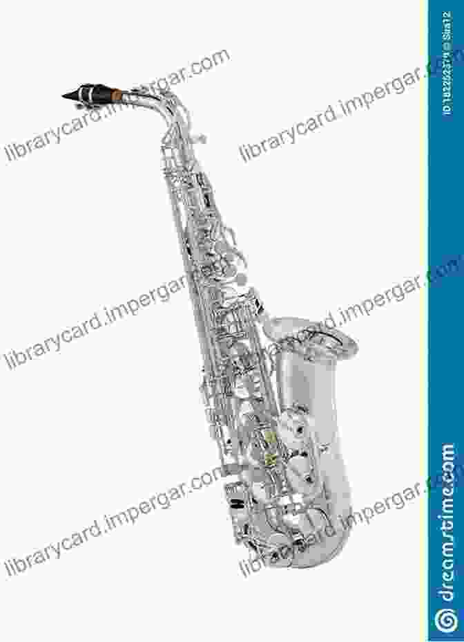 A Silver Alto Saxophone On A White Background. 101 Jazz Songs For Alto Sax