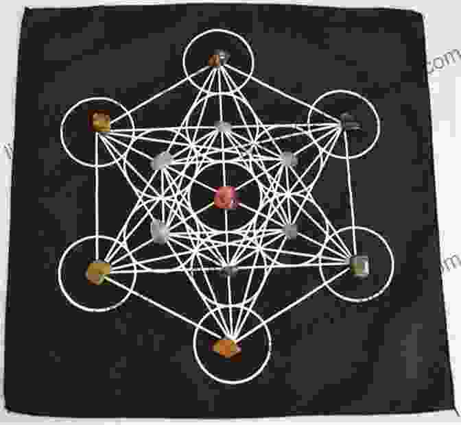 A Stunning Crystal Grid Featuring A Variety Of Crystals Arranged In A Sacred Geometry Pattern Creating Crystal Grids: For Beginners