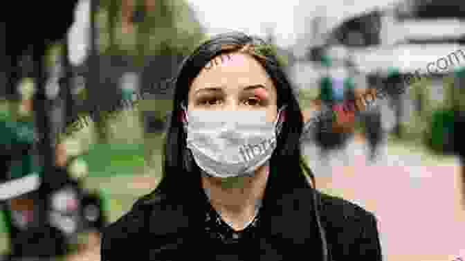 A Woman Wearing A Mask, Expressing Uncertainty And Loss On Her Face. Pandemic: Living Inside COVID 19 Infection