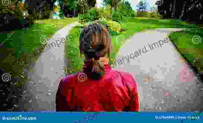 A Young Woman Standing At A Fork In The Road, Contemplating The Path Ahead, Symbolizing Personal Growth Essays From The Crossroads: 2024 Collection