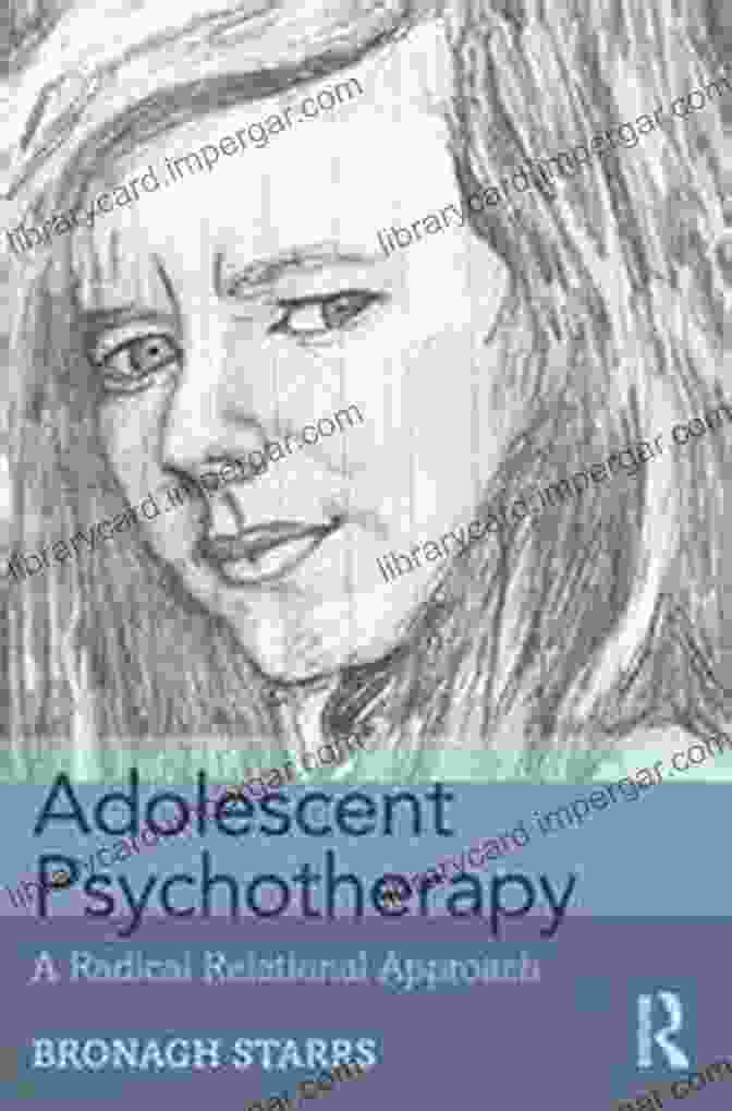 Adolescent Psychotherapy: A Radical Relational Approach Book Cover Featuring A Young Person Sitting On A Couch With A Therapist Adolescent Psychotherapy: A Radical Relational Approach