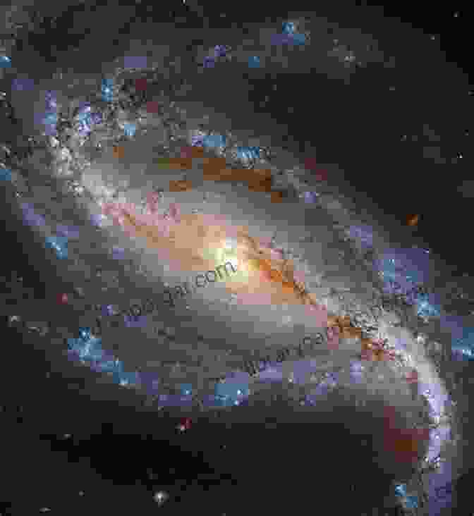 An Illustration Of A Spiral Galaxy, With Stars And Dust Forming Intricate Patterns. Planetary Sciences Bradley Fairbanks