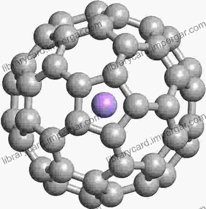 An Illustration Of An Endohedral Fullerene, Showcasing The Spherical Carbon Cage Encapsulating An Atom Or Molecule. Endohedral Fullerenes: From Fundamentals To Applications