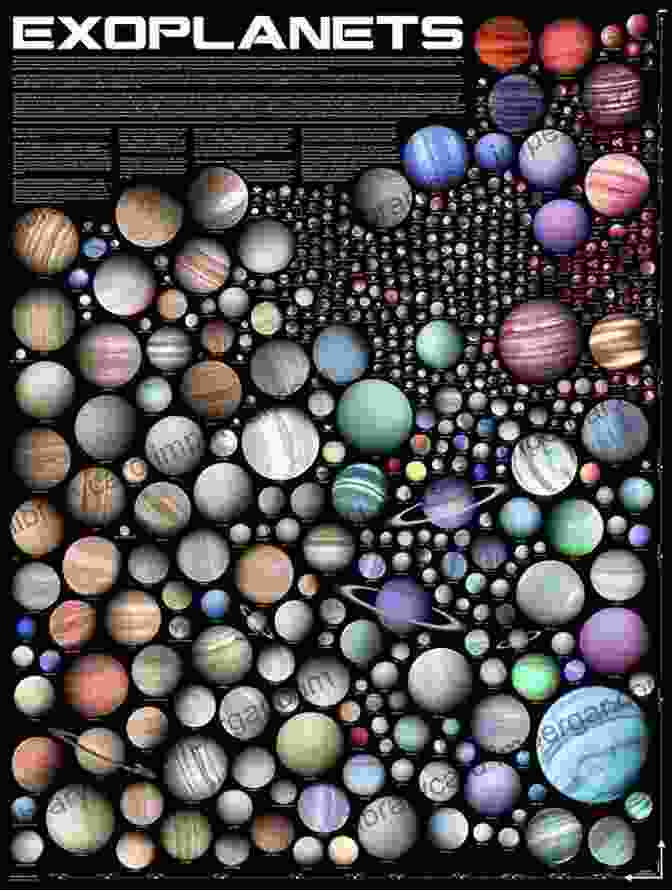 An Illustration Of Exoplanets, With Various Sizes And Colors Representing Their Diversity. Planetary Sciences Bradley Fairbanks