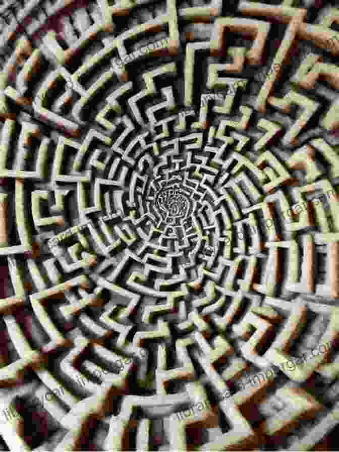 An Intricate Labyrinth, Representing The Multifaceted Nature Of Truth, Falsehood, And Fiction Threads And Traces: True False Fictive