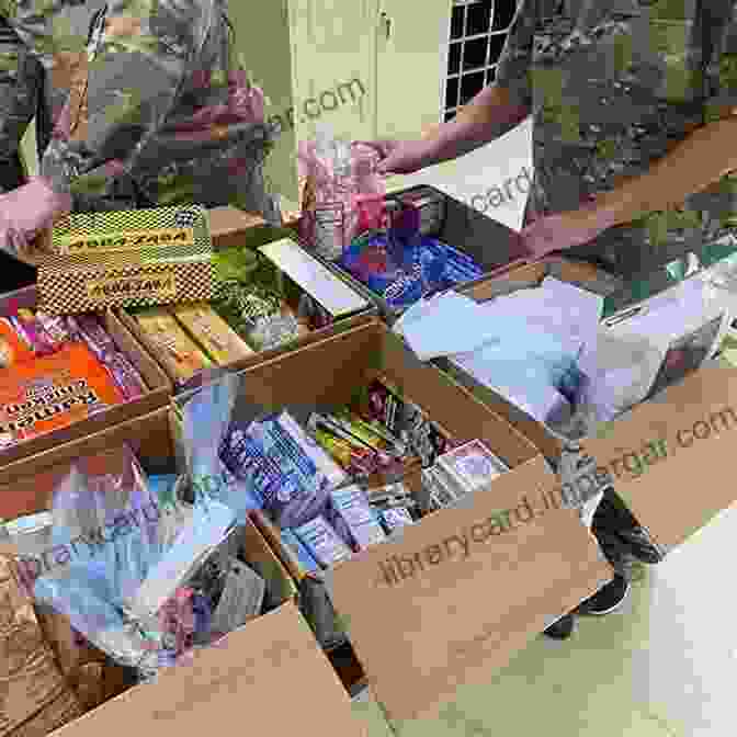 Antiseptic Wipes Creating Care Packages For Deployed Soldiers