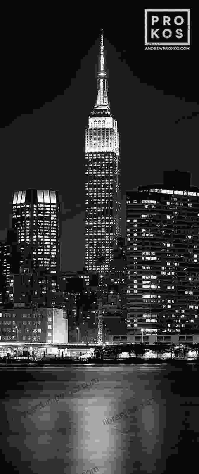 Black And White Photograph Of The Empire State Building NEW YORK BLACK AND WHITE: Inspirational Quotes AGAINST RACISM Promoting FREEDOM JUSTICE AND EQUALITY Through The Imagery Of SNOW