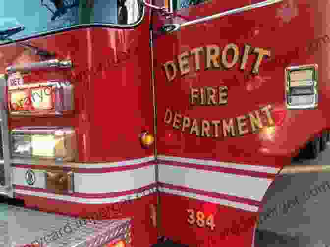 Detroit Firefighters Proudly Posing With Their Fire Truck, Reflecting Their Sense Of Camaraderie And Dedication. Detroit Fire Department (Images Of America)