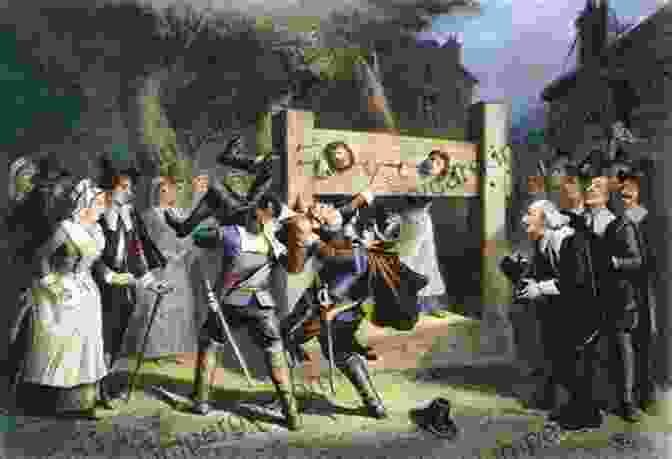 Image Depicting A Puritan Constable Arresting A Thief The ABCs Of Crime And Punishment In Puritan New England