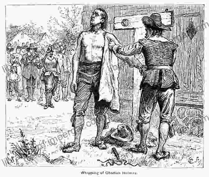 Image Showing A Puritan Man Being Whipped For Gambling The ABCs Of Crime And Punishment In Puritan New England