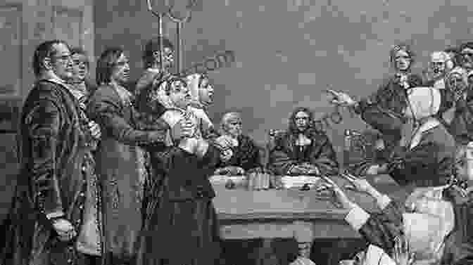 Image Showing A Puritan Woman Being Accused Of Witchcraft The ABCs Of Crime And Punishment In Puritan New England