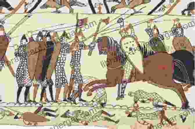 Norman Knights Charging Into Battle Against Anglo Saxon Foot Soldiers The Invasions Of England From Caesar S Invasion To The Napoleonic Design (Illustrated)