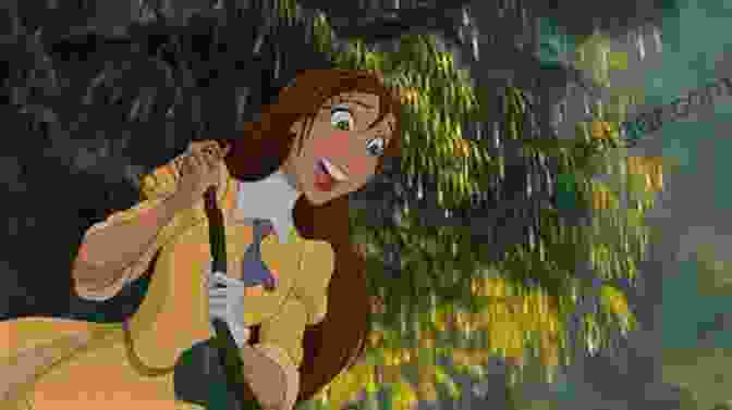 Tarzan And Jane Porter Embracing In The Jungle Tarzan Of The Apes (Annotated)