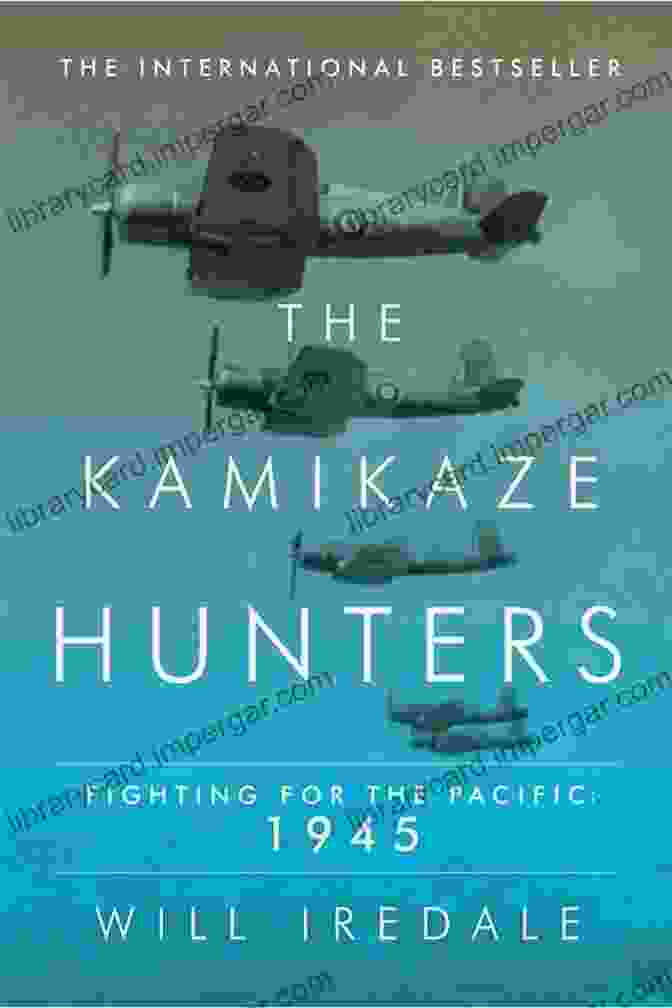 The Kamikaze Hunters Book Cover, Featuring A Fighter Pilot On The Deck Of A Carrier, Surrounded By Burning Kamikaze Planes The Kamikaze Hunters Alyosha Goldstein