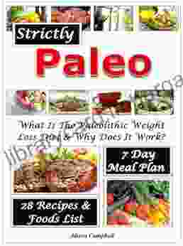 Strictly Paleo What Is The Paleolithic Weight Loss Diet? With 7 Day Meal Plan Foods List 28 Delicious Recipes