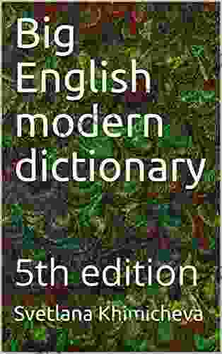 Big English Modern Dictionary + Special Irish English Dictionary: 5th Edition